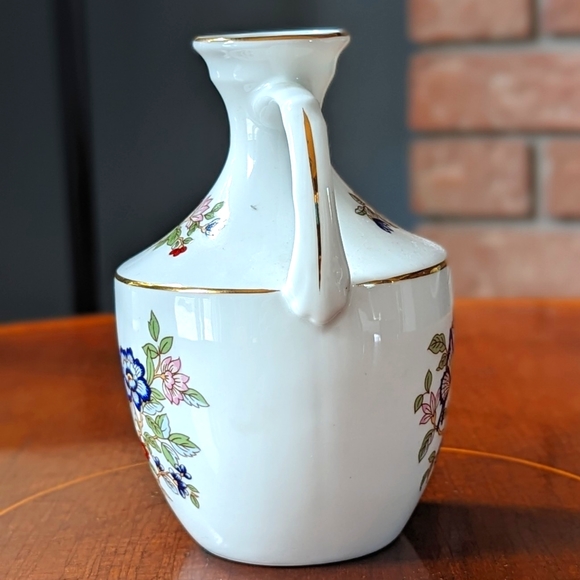 Royal Tara Harmony Handmade 4.5 inch Small Vase - Hand-Painted Butterfly Floral  - Picture 6 of 7